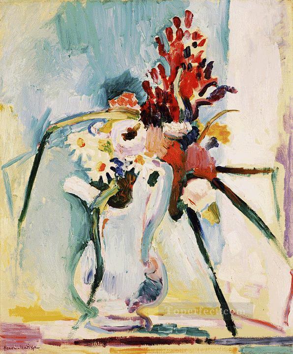 Flores en una jarra fauvismo abstracto Henri Matisse Pintura al óleo